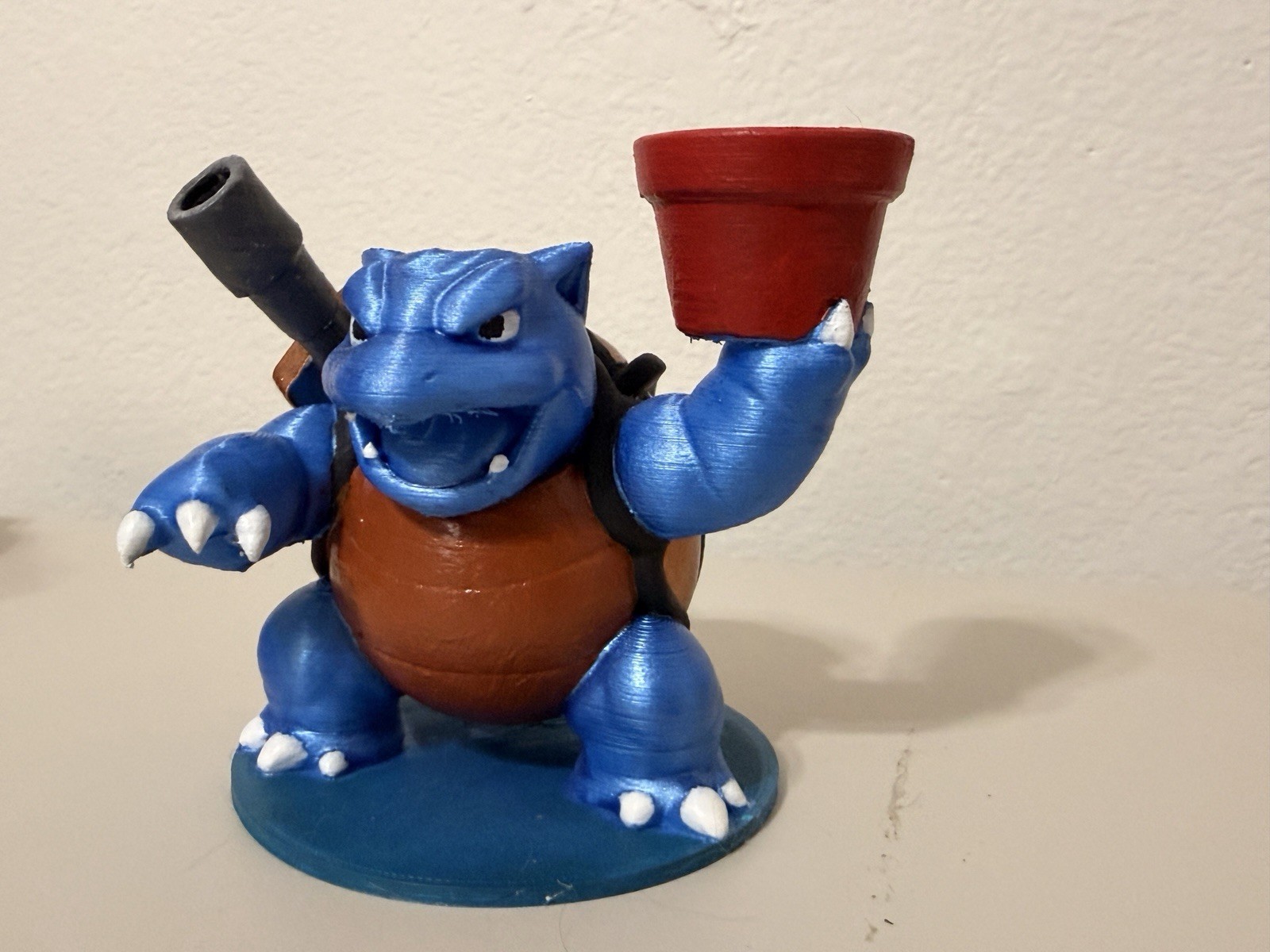 Pokemon Blastoise Flower Pot- Custom Made 3D Printed