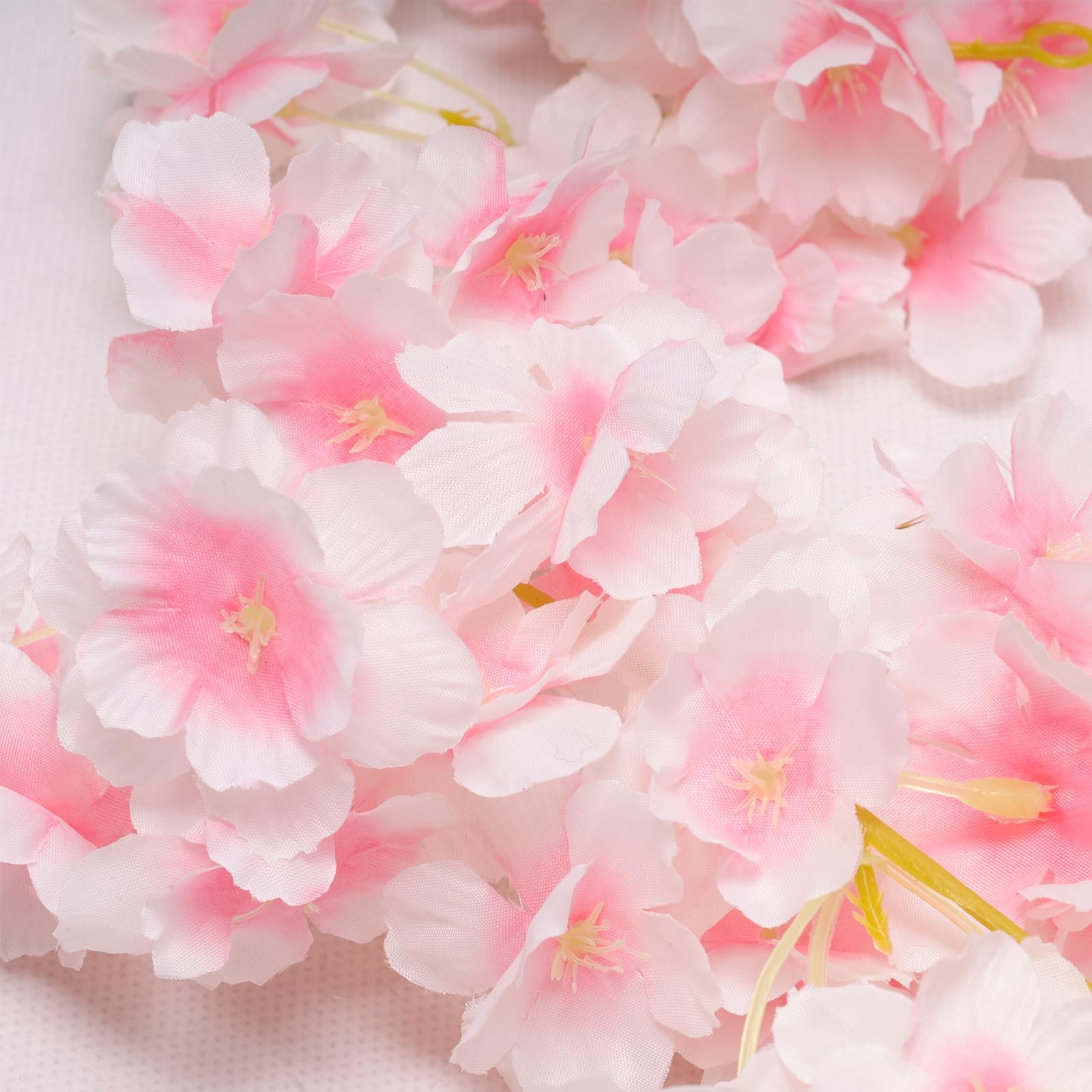 4pcs 23.6 ft Artificial Cherry Blossoms Garland Pink Fake Vines Hanging Silk …