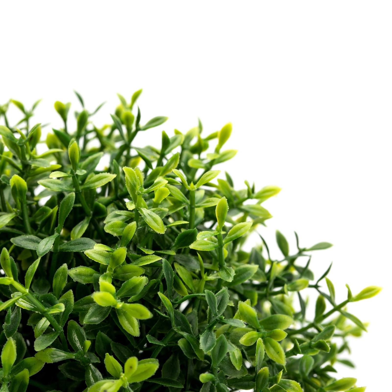 2Pcs Mini Artificial Boxwood Topiary Faux Plants Indoor- Small Fake Plants De…
