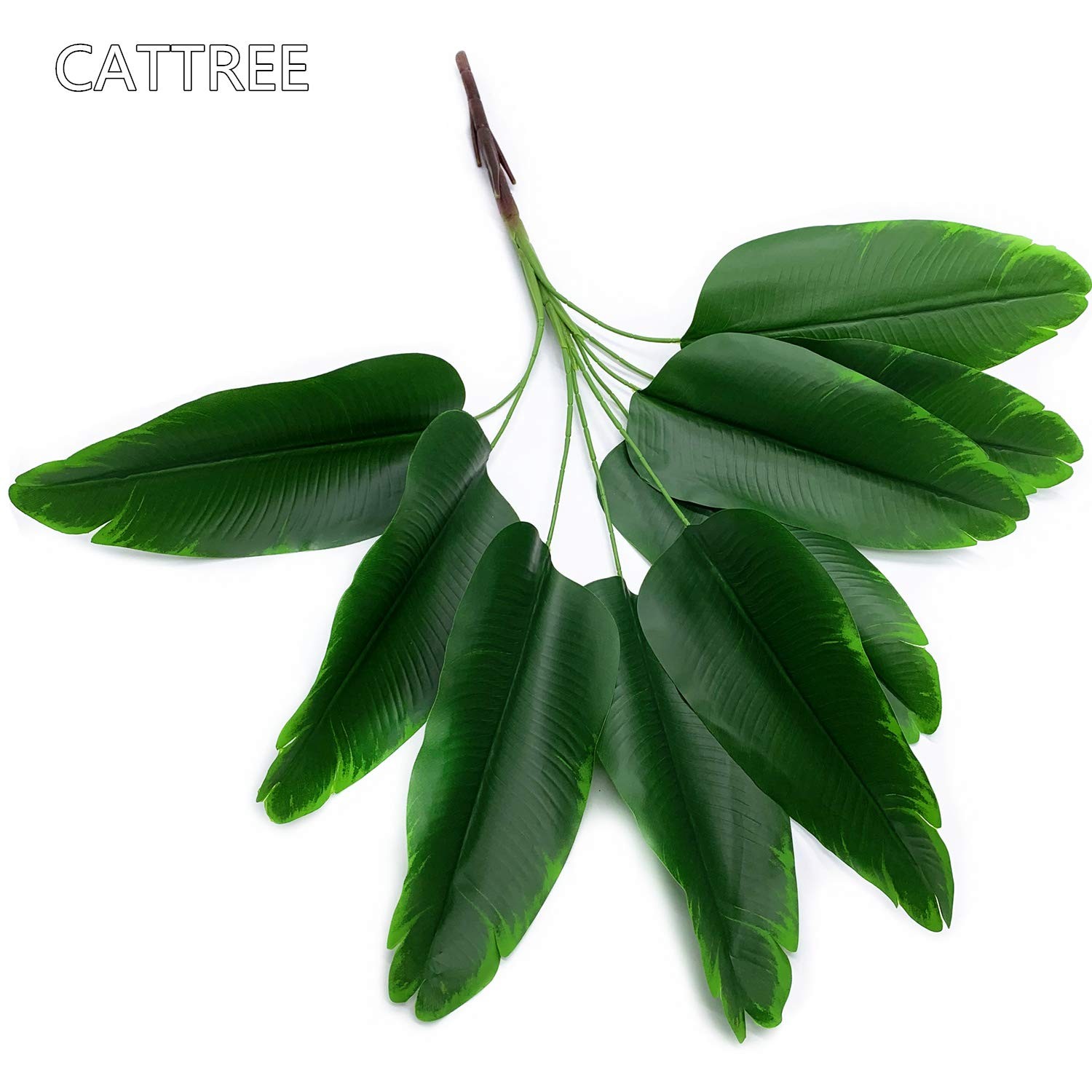 Artificial Banana Tree 30 Inch Tropical Faux Palm Plant Indoor Outdoor Decor