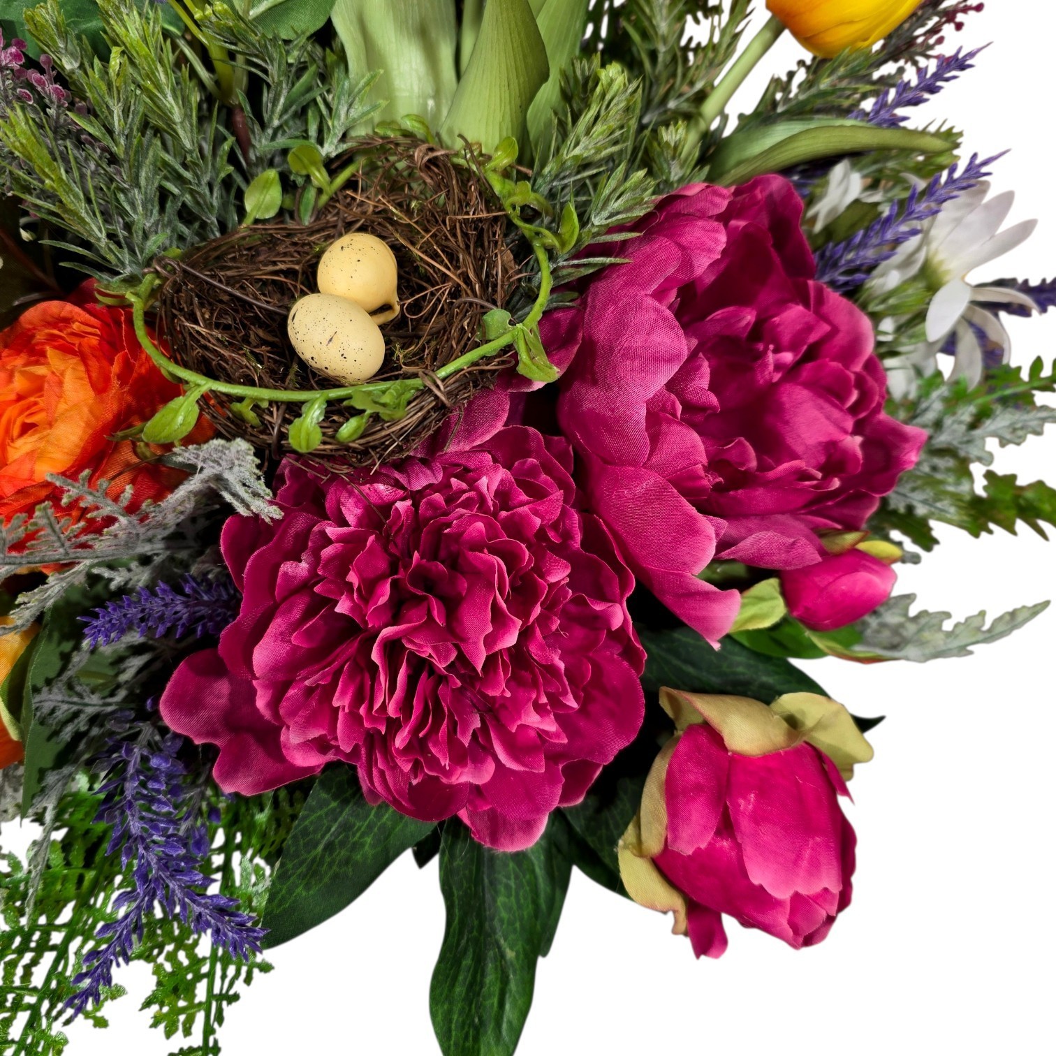 Colorful Spring Artificial Floral Centerpiece