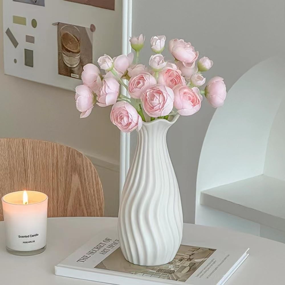 18Pcs Ranunculus Artificial Flowers Fake Wedding Flowers DIY Bouquets Home Decor