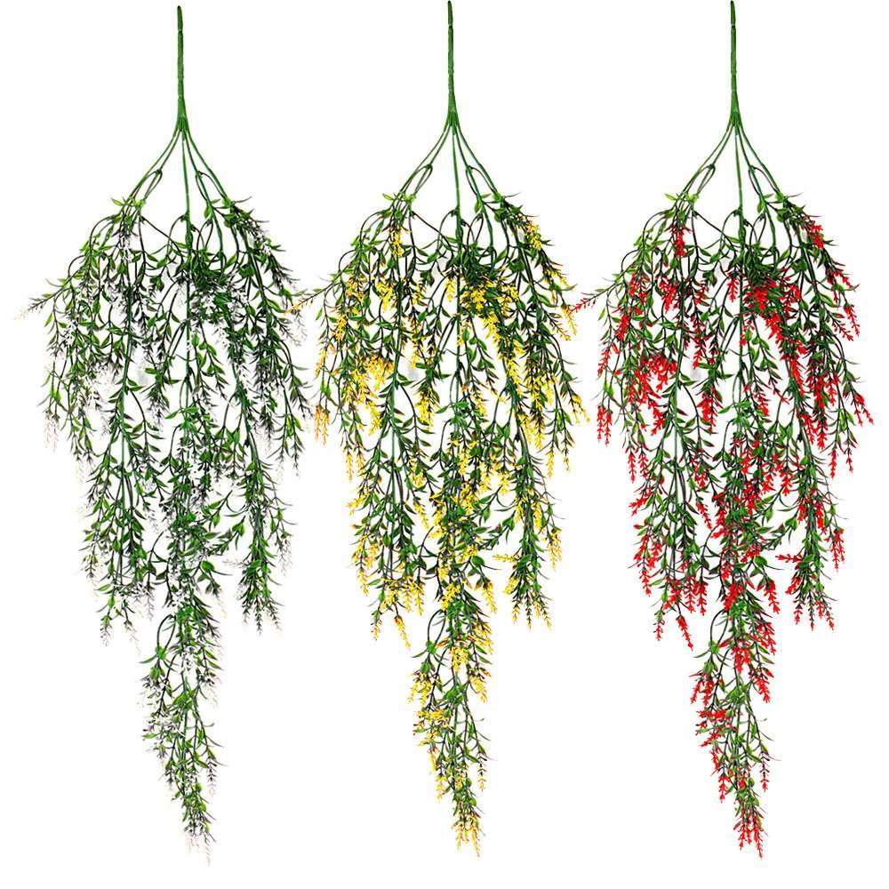 Artificial Hanging Fake Flowers Vine Plant Home Garden Indoor Outdoor Decor Gift