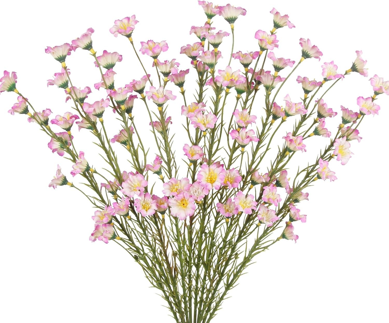 10 Pcs Artificial Wildflowers with Stems Bulk Silk Spring Flowers 21 Inch Fake F