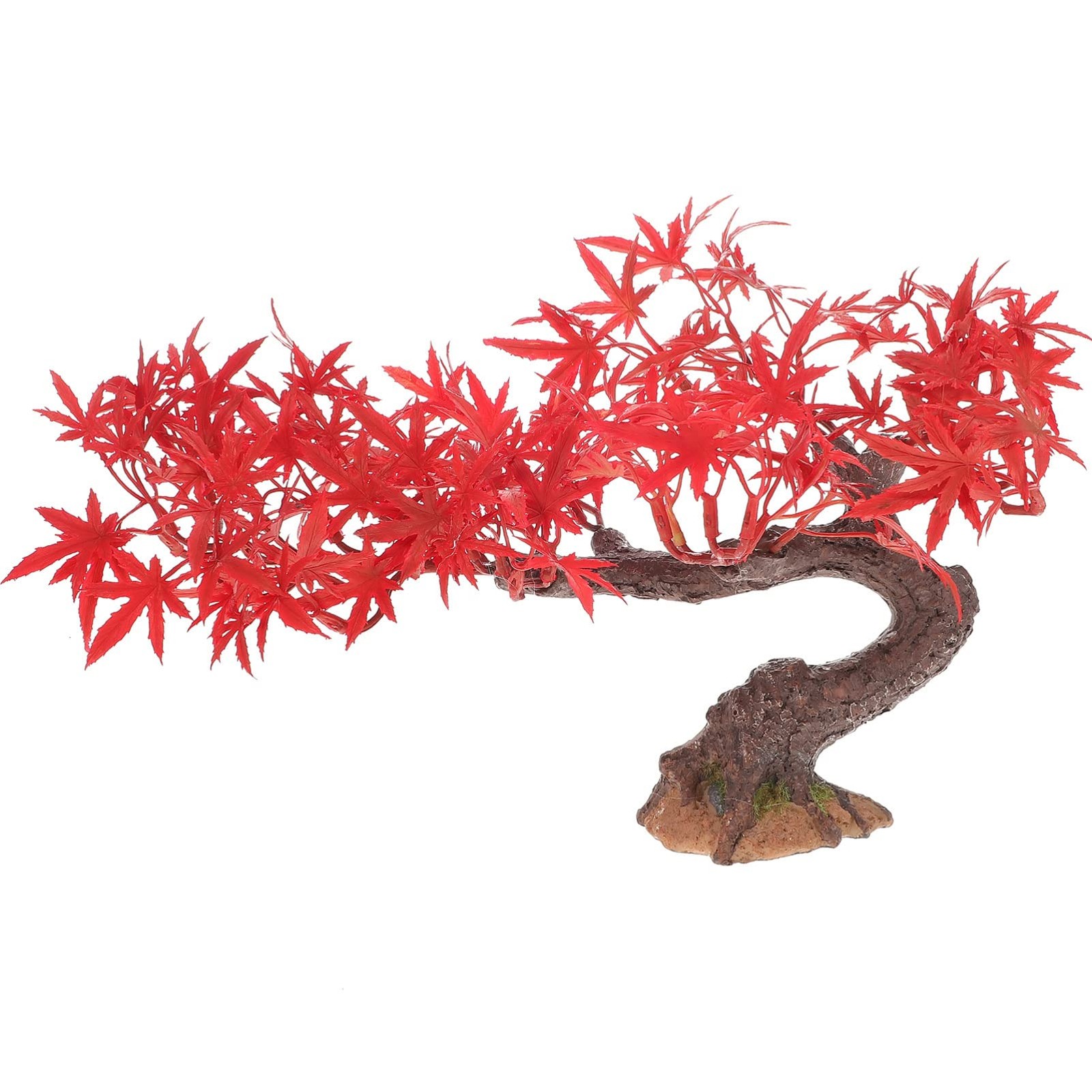 Mini Maple Tree Faux Japanese Red Maple Artificial Small Tree Decoration for …