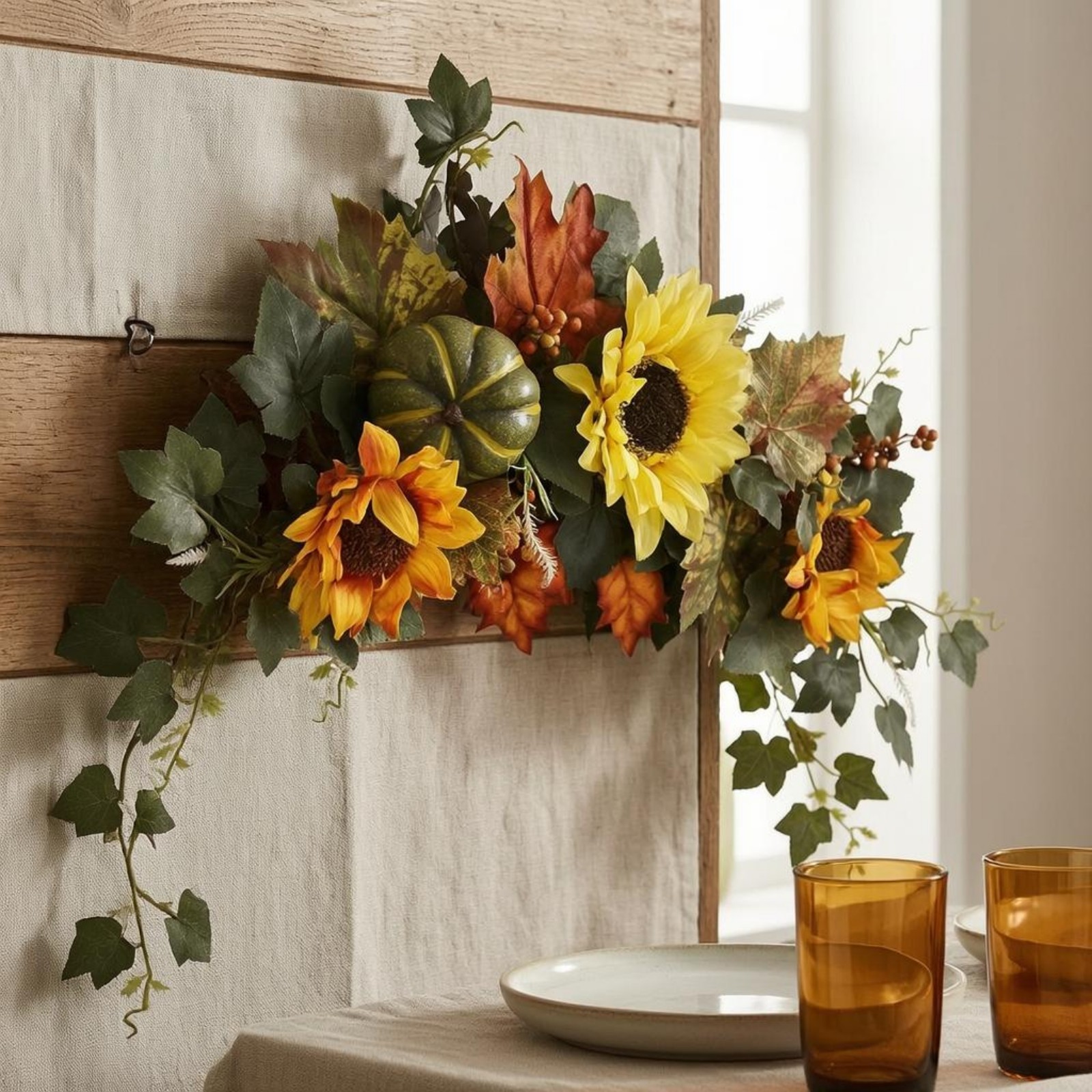 Autumn Festoon Lightweight Fall Festoon Reusable