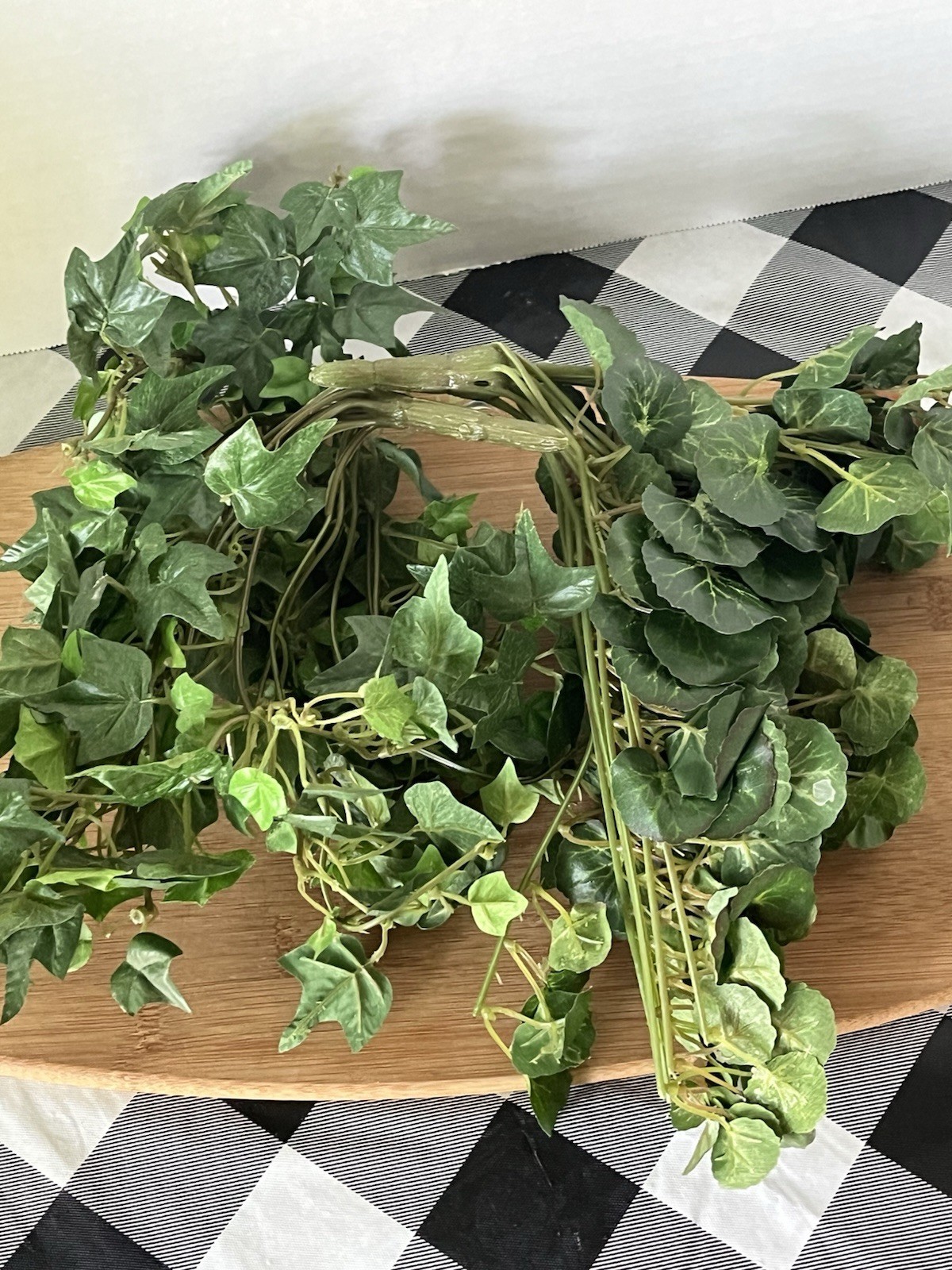 3 Artificial Silk Faux Green Ivy Plant Pick Stem Bunch Approx 14″ Inches
