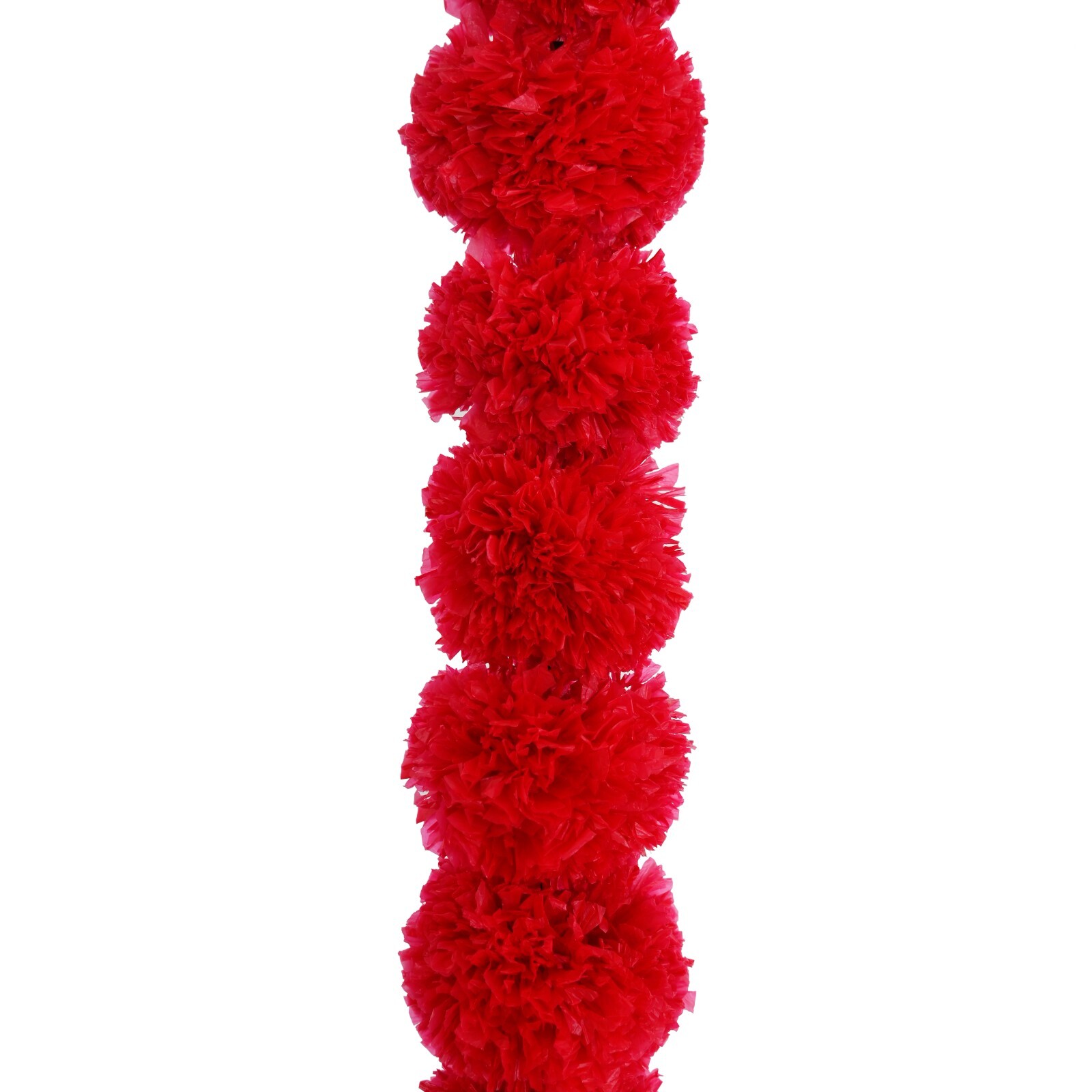 Wholesale 5 PC LOT Red Artificial Marigold Flower Garland Diwali Christmas Decor