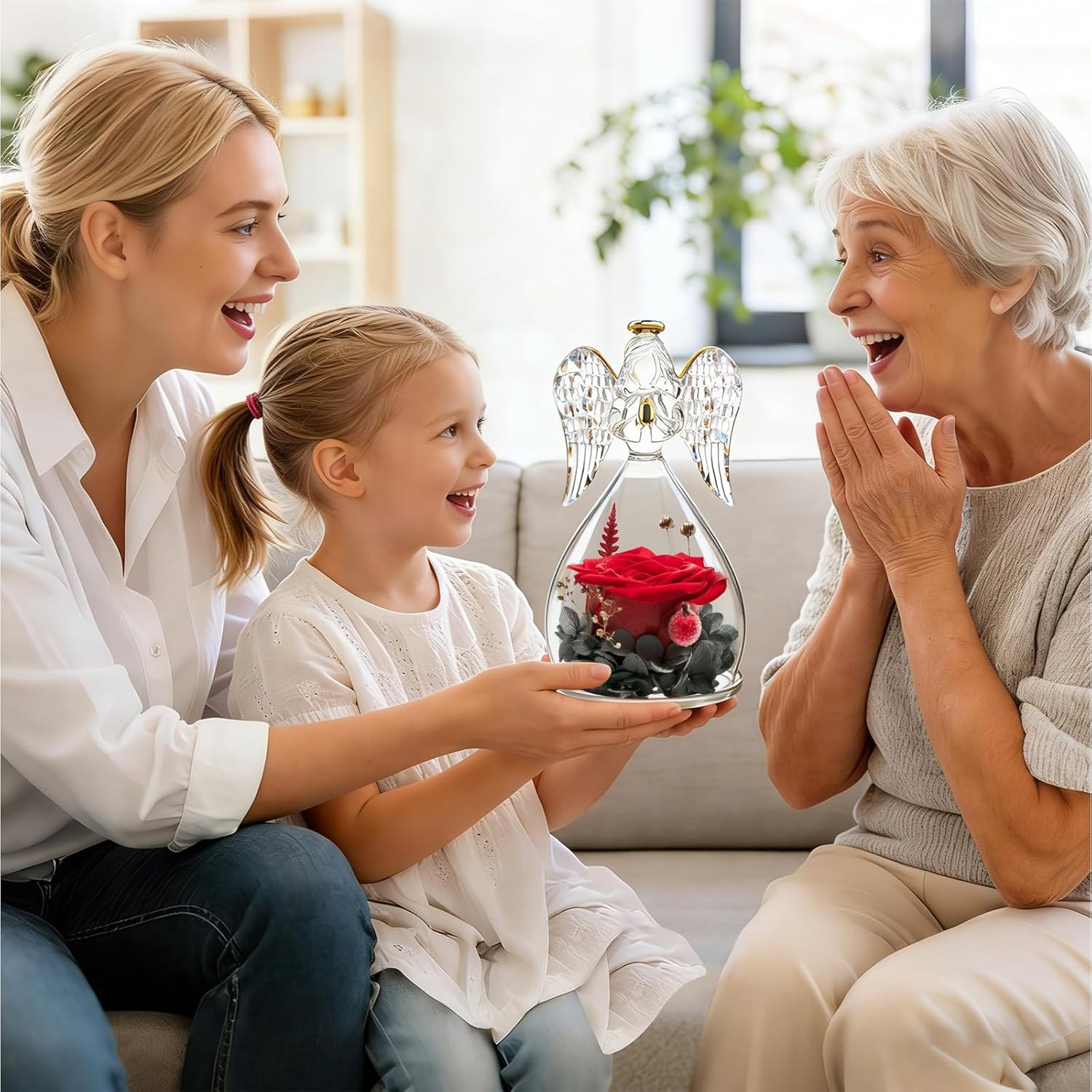 Gifts for Mom Mothers Day Birthday Gifts for Women Her, Forever Preserved Flower