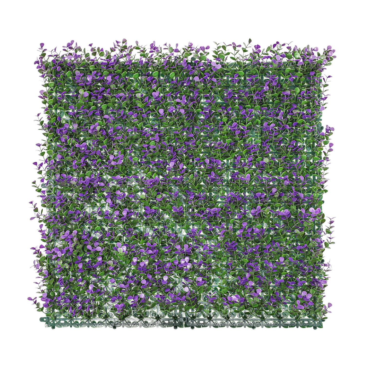 Artificial Purple Buxus Leaf cover back Privacy Fence Screen Home Décor Hedge