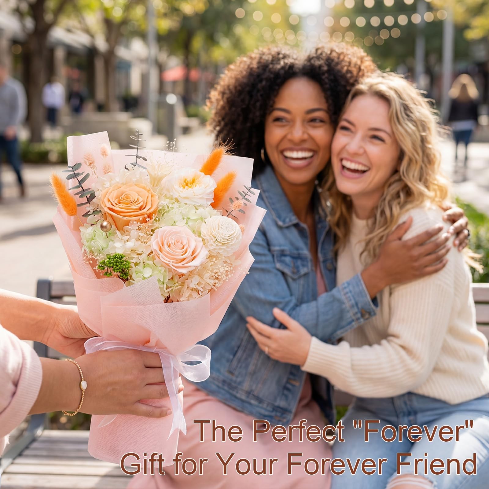 Preserved Flower Bouquet Fresh Flowers Delivery Prime Birthday Gifts Decor