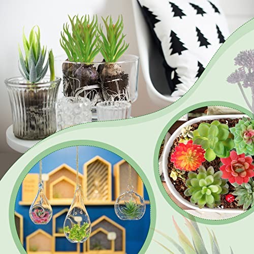 Pcs Bulk Mini Artificial Succulents Plants Assorted Unpotted 50 Normal Style