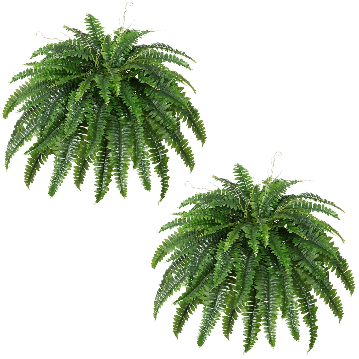 Large Faux Ferns for Indoor and Outdoor Decor – Set of 2