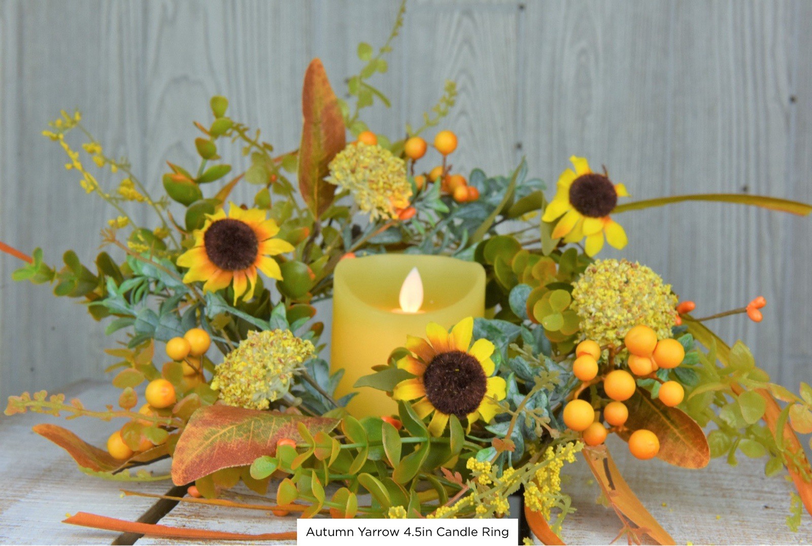 Autumn Yarrow Flower Autumn Fall 4.5″ in NEW