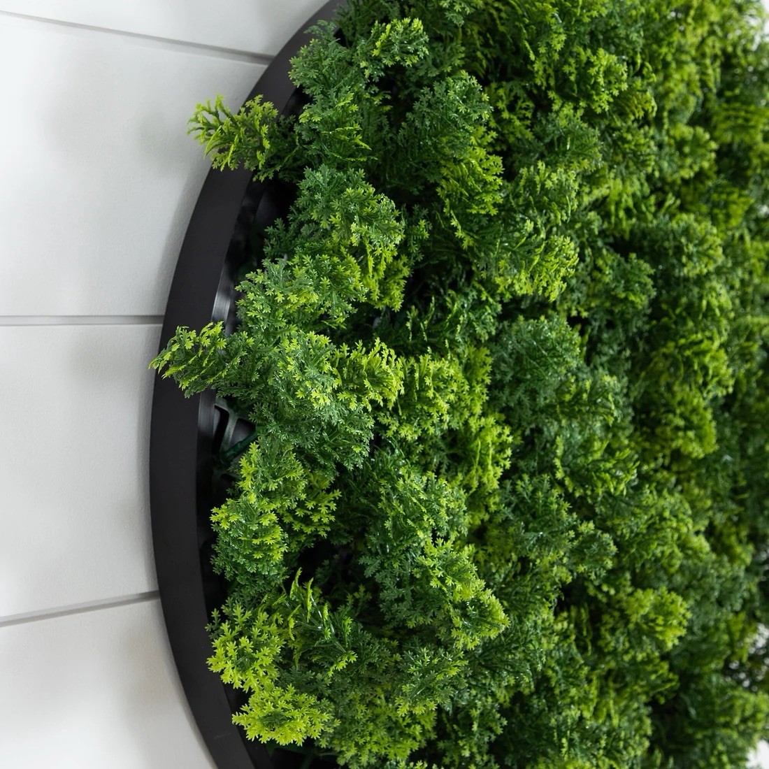 Artificial Boxwood Topiary Ball Wall Decor, Green Nature Theme, 20″ Dia