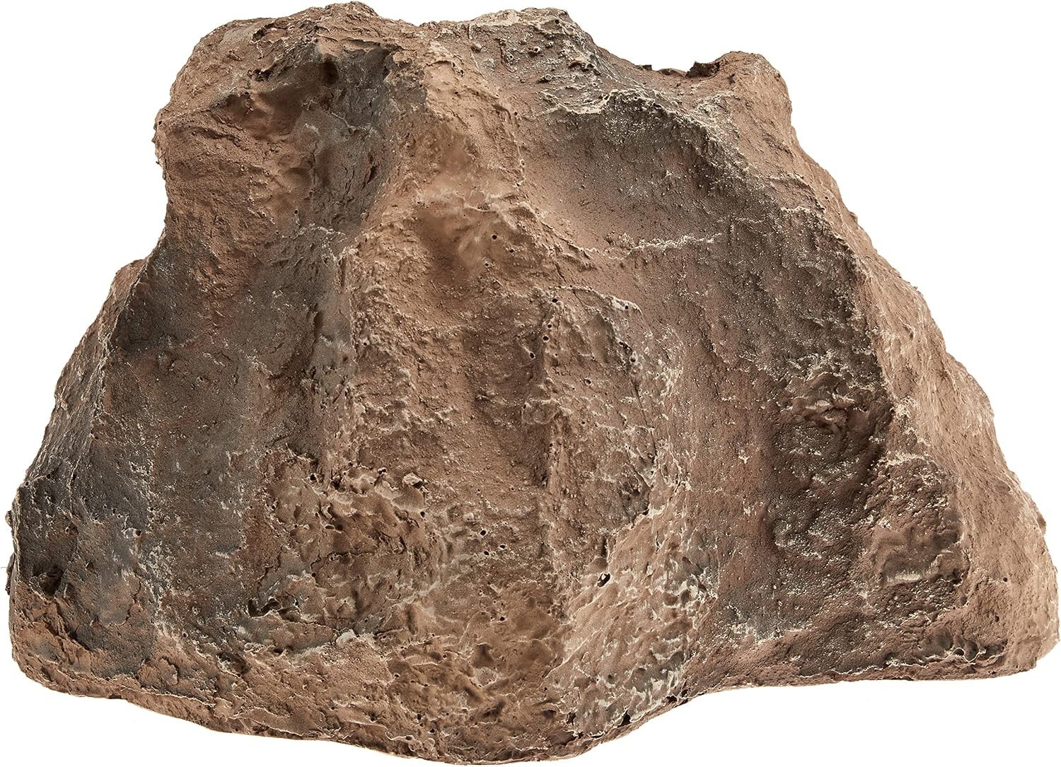 Versatile Fake Rock Cover for Landscaping Small Beige 9 Inch High 16 Inch Long