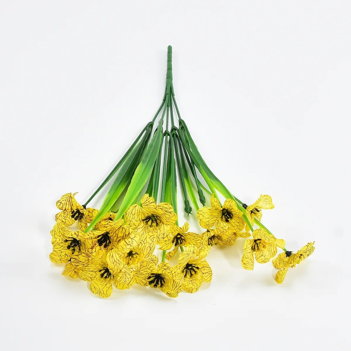 Artificial Flower Bouquet 18 Heads UV Resistant Fake Plants Home Garden Decor