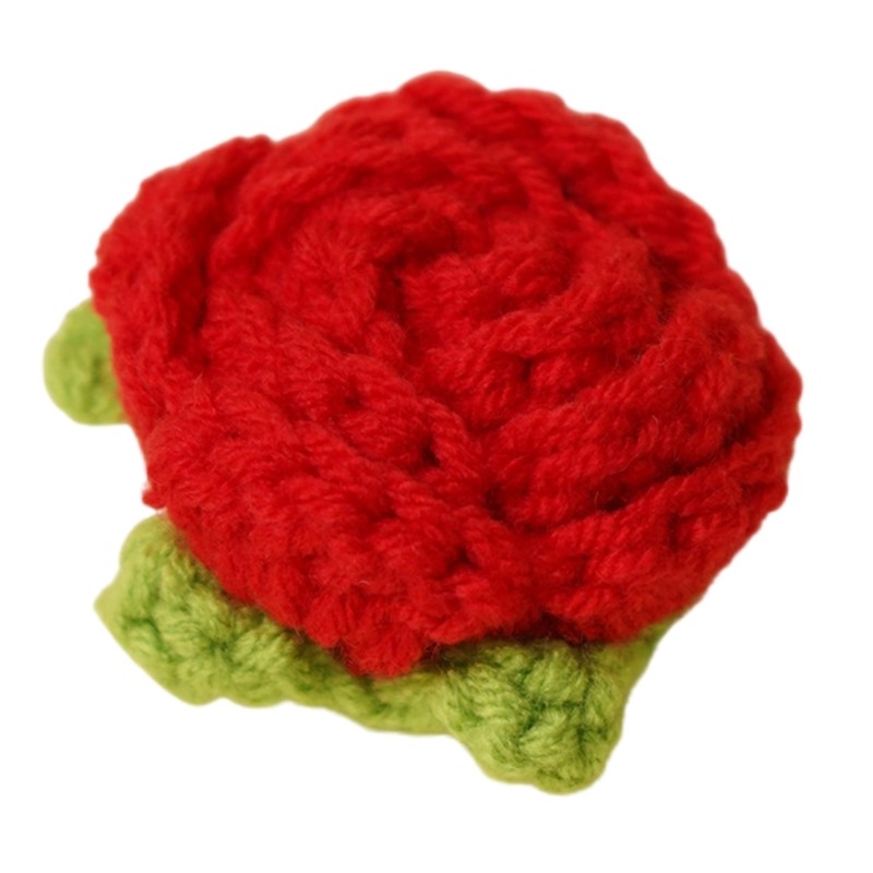 Knitting Crochet Flower Beautiful Knitted Flower for Friend