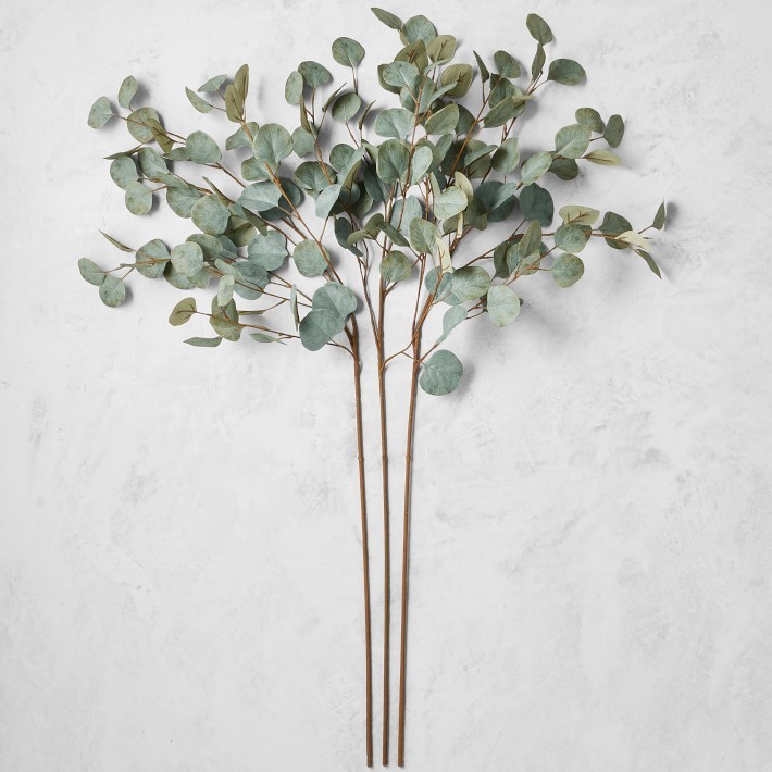 Faux Eucalyptus Stem Decor-Williams Sonoma|33523