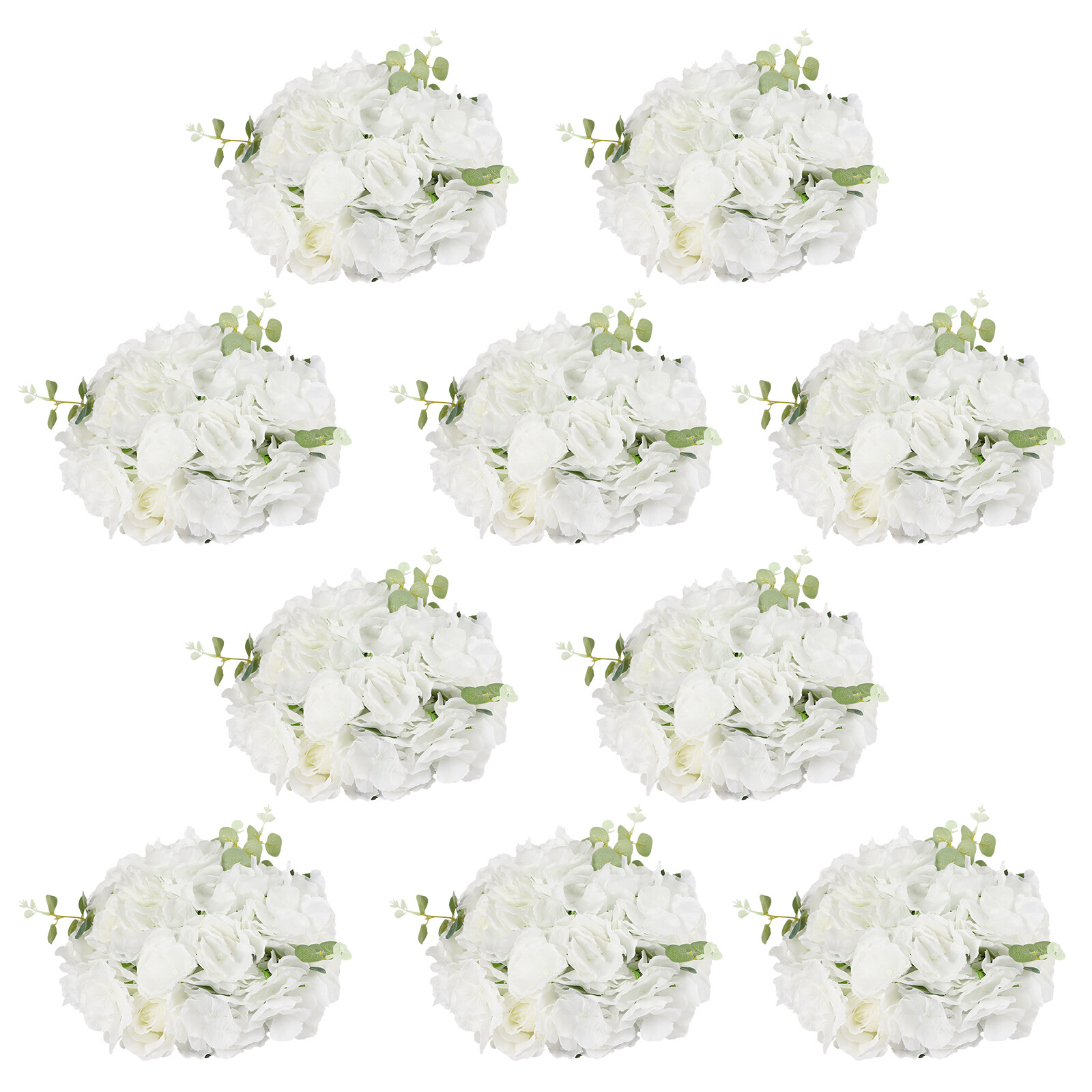 Flower Balls for Wedding Centerpieces 10pcs Fake Flower Ball Arrangement Bouquet