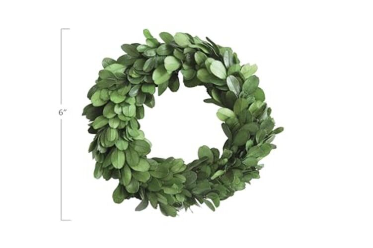 Preserved Boxwood Wreath 6″