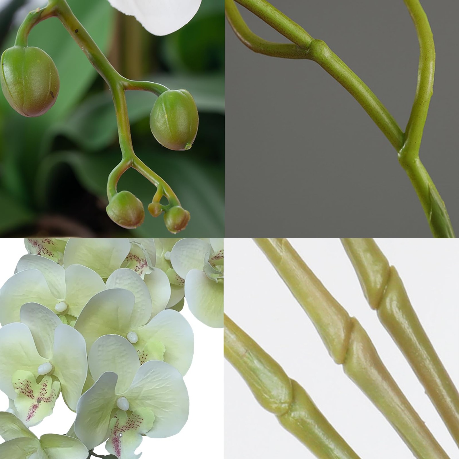 32 Inch Artificial Phalaenopsis Flowers 6 Pcs Artificial Orchid Flowers Stem …
