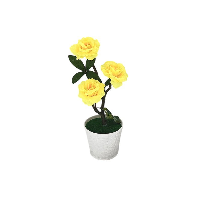 Artificial Flower Pot Plant for Living Room Bedroom Bathroom Balcony Decor