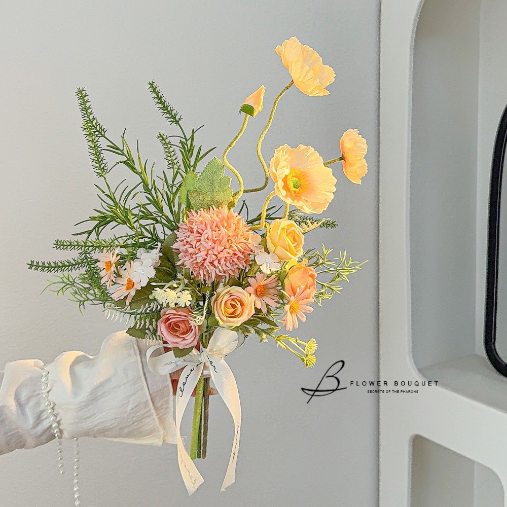 Artificial Flowers Bouquet–Graduation, Wedding Party Home Decoration Photo Props