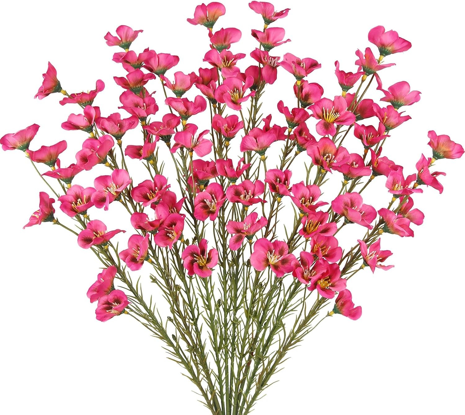 10 Pcs Artificial Wildflowers Fake Flower Stems 21″ Silk Spring Flowers