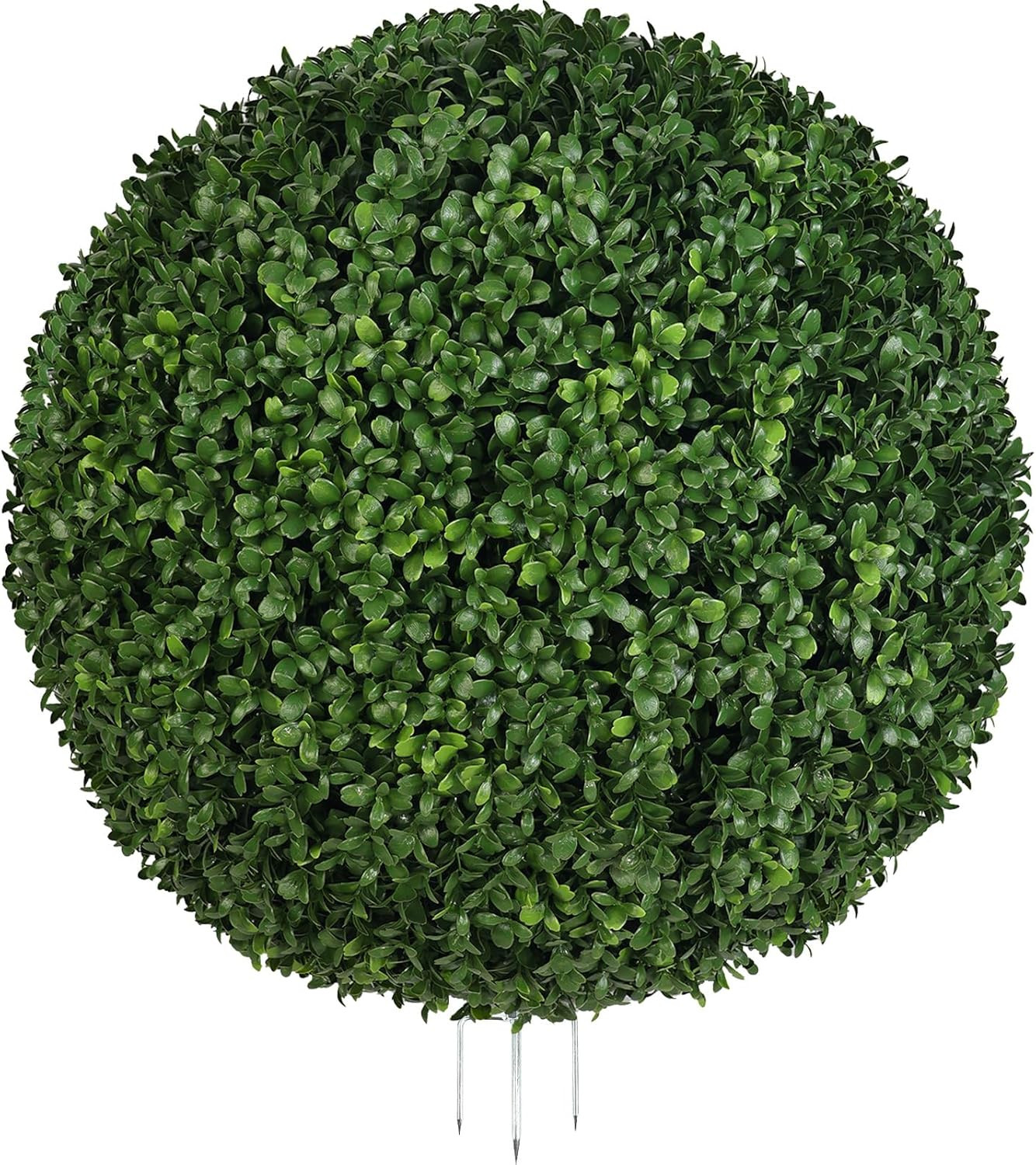 26” UV Resistant Boxwood Ball Topiary – Easy Outdoor Decor for Garden & Patio