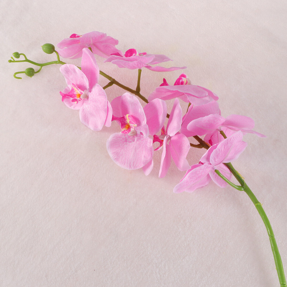 Artificial Plants Flower Arrangements Orchid Faux Stem Touch