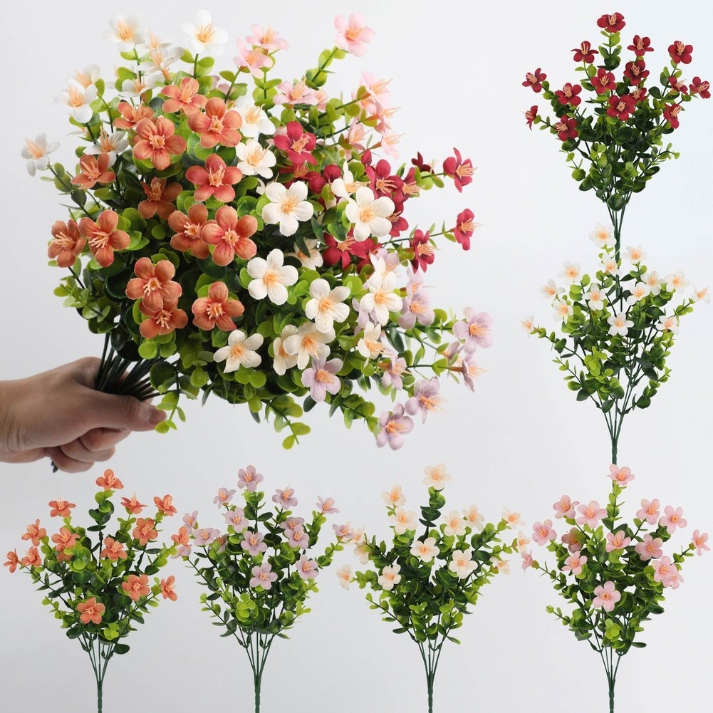 Lifelike Artificial Eucalyptus Foliage for Home Decor Outdoor Wedding Use
