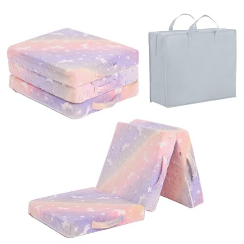 Fold Mattress Unicorn Rainbow