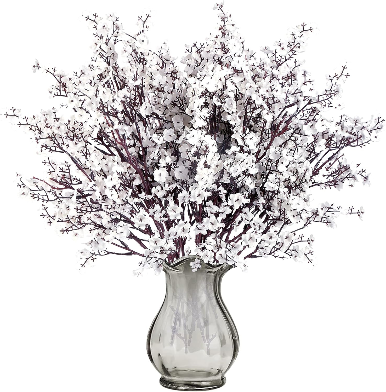 6 Pcs Babys Breath Artificial Flowers Gypsophila Bouquets Bulk Real Touch Fake S