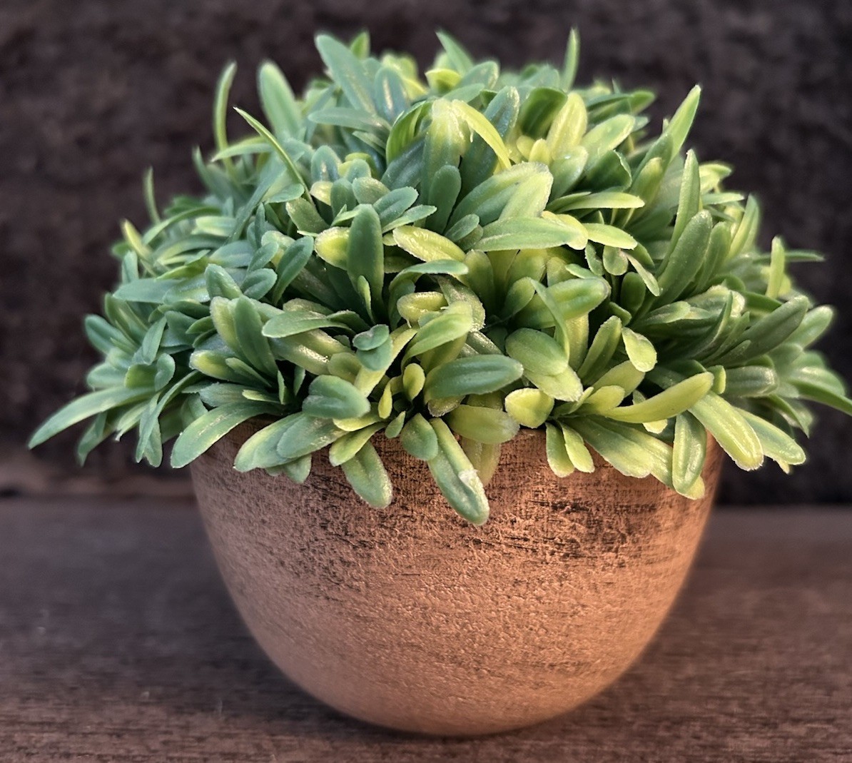 Artificial Rosemary Plant In A Terracotta-Style Pot “Rosemary In Orange Bowl”