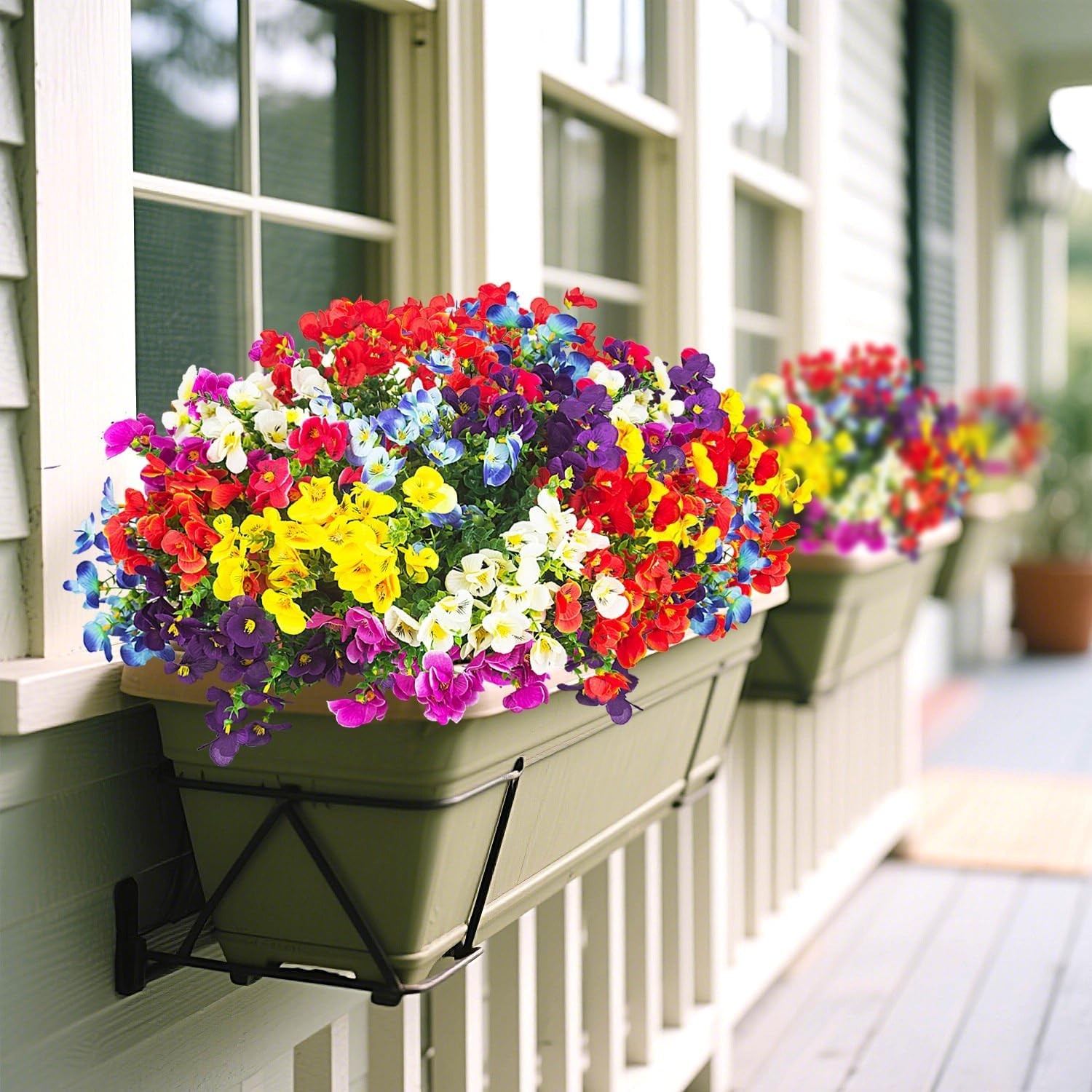 Versatile 16-Piece Artificial Silk Flower Set for Instant Garden Elegance