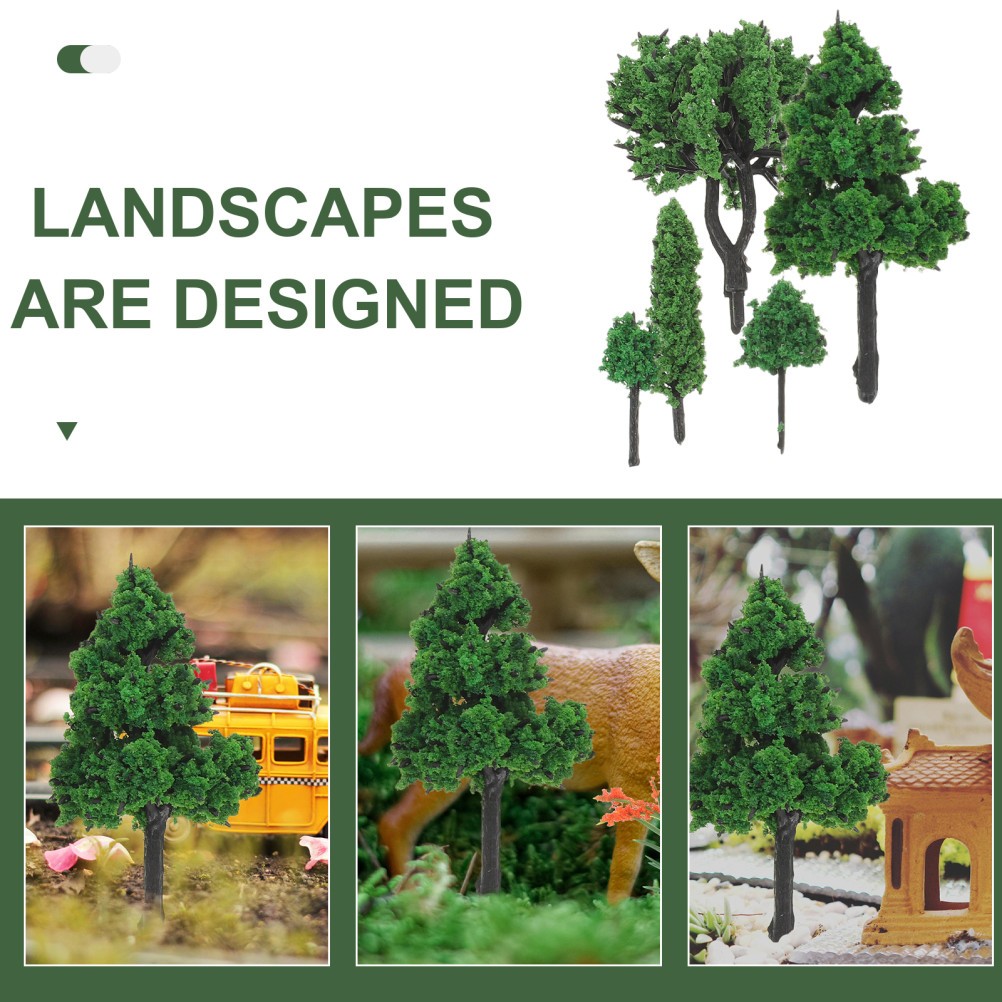 85 Pcs Mini Landscape Tree Model Architecture Fake Trees Building