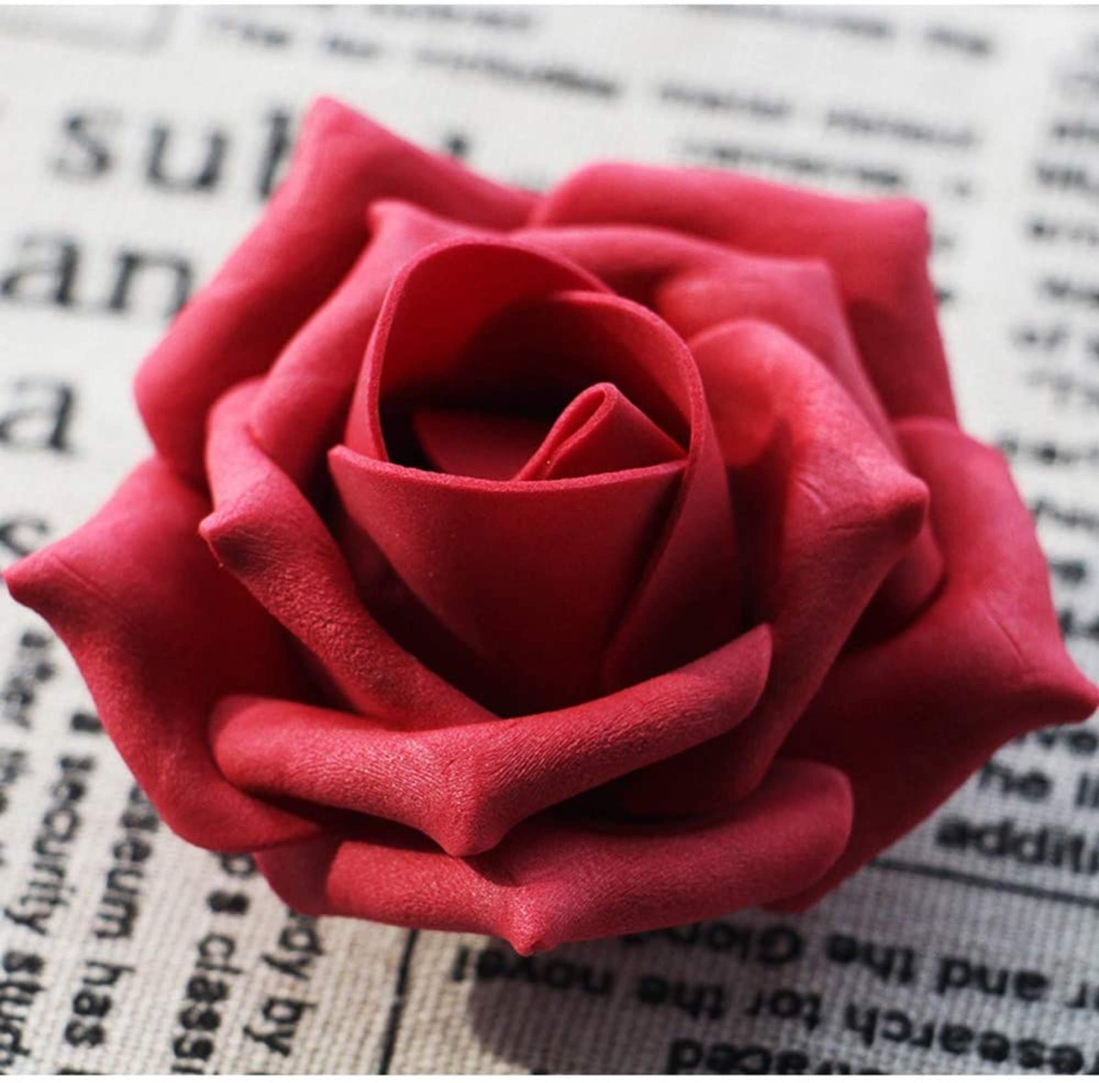 Artificial Rose Flowers 50pcs Pink Fake Roses Artificial Foam Roses Real Looking