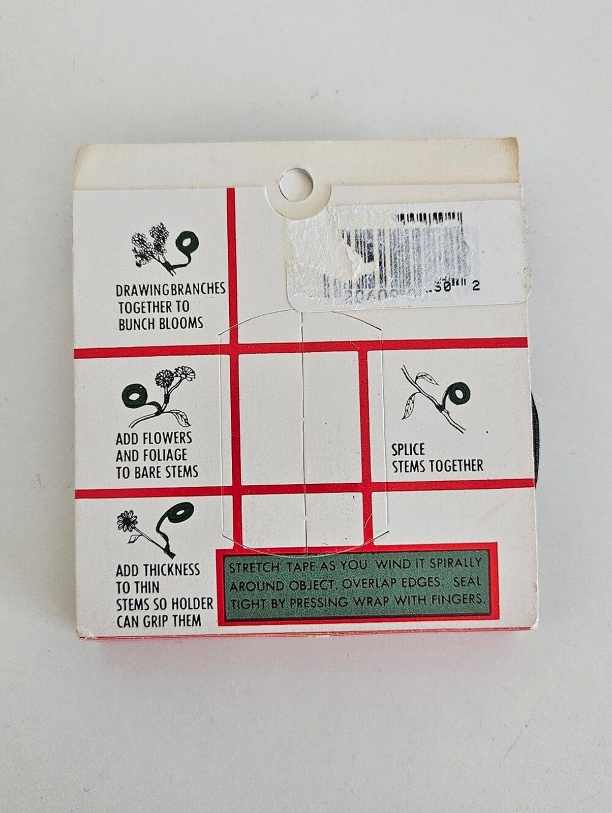 New Garden Club Stainproof Leakproof Stem Wrap Floral Tape 60ft Deadstock No 251