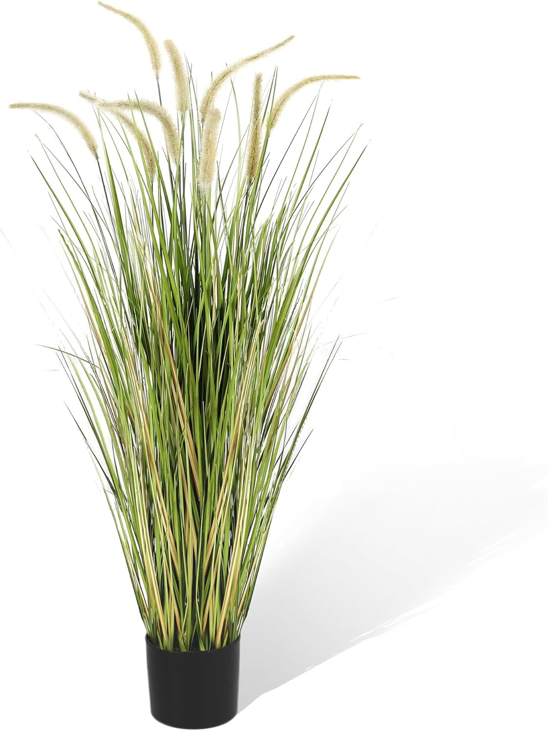 Artificial 5Ft 2-Pack Horsetail Reed Grass, 59In Tall Artificial Indoor Outdoor