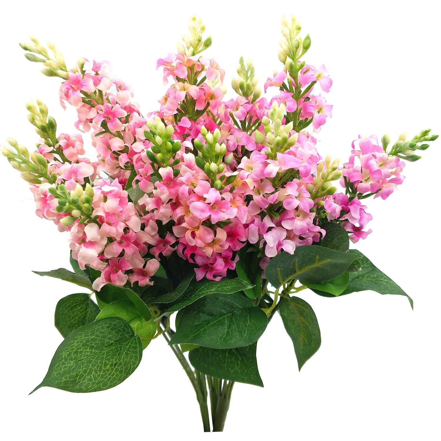 Artificial Fake Flowers Silk Plastic Plant Arrangement for Home Indoor Outdoo…