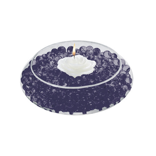 Decorative black gel beads 4 flowers – candles – plants