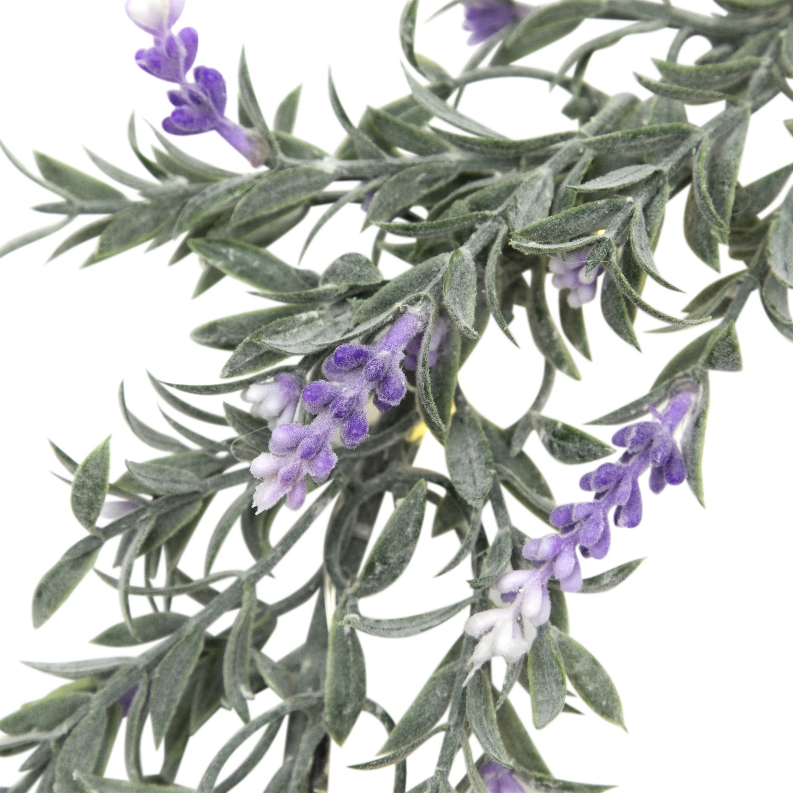 Northlight Artificial LED White Purple Lavender Spring Wreath 16″ White Lights