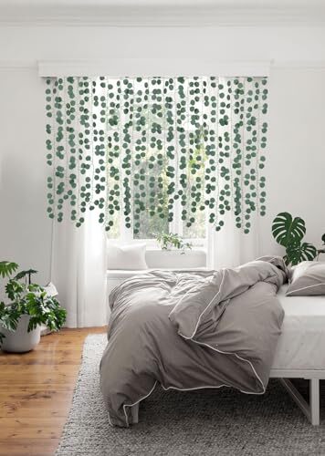 86 Feet 12 Strands Artificial Eucalyptus Leaf Plants 12pcs Eucalyptus Vine