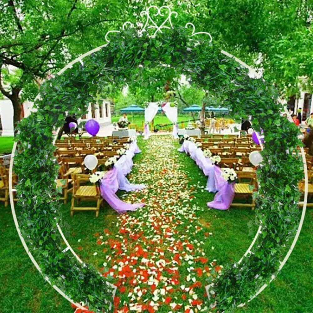 12X 2M Artificial Ivy Vine Fake Foliage Flower Hanging Leaf Garland Plant Party