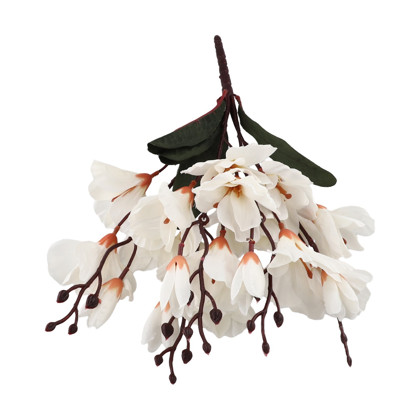 Artificial Magnolia Flower Bouquet 5 Prongs 20 Heads Beauty that Lasts