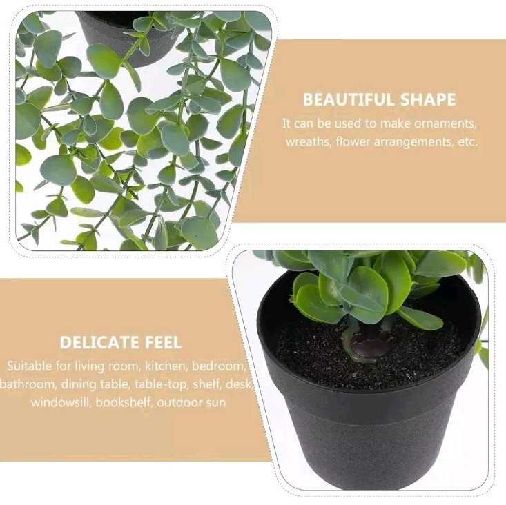 Artificial Hanging Plants for Shelf Fake Potted Greenery Plant Faux Mandala