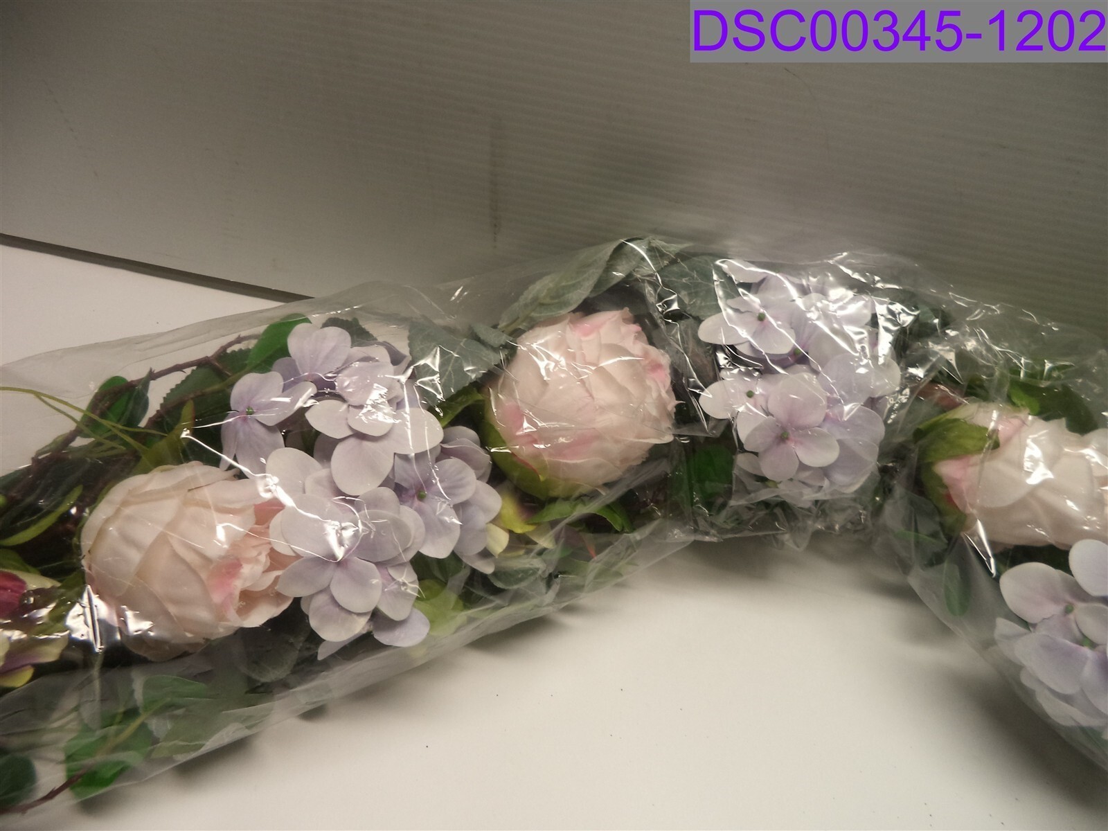 Artificial Floral Garland 50″ Long Purple and Pink