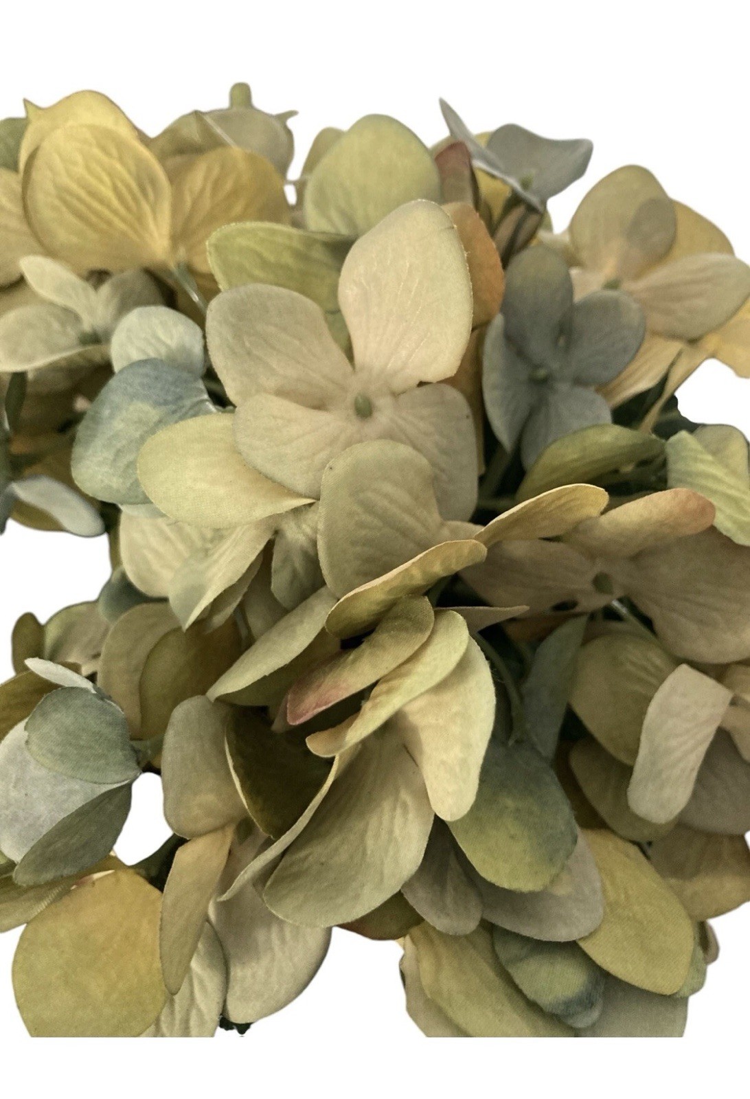Allen Roth Artificial Hydrangeas Terra Cotta Clay Pots Planters Crumpled Look