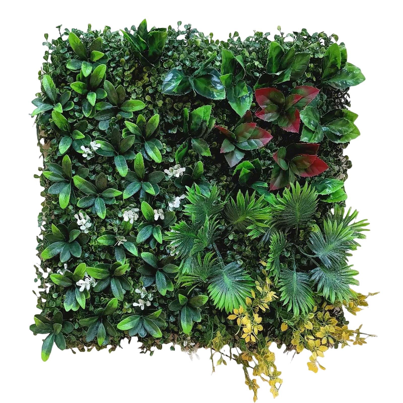 6/12/18pcs Artificial Boxwood Wall Hedge Mat Plant Panels Grass Fence In/Outdoor